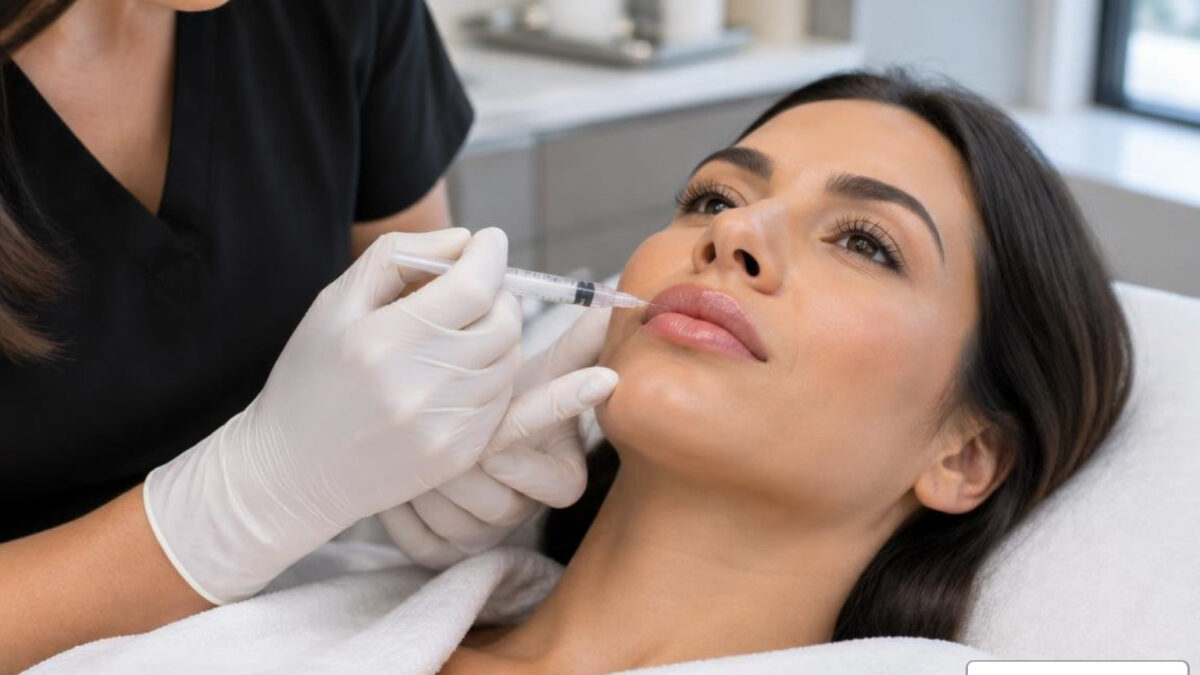 Proper cold compress technique on lips to soothe swelling